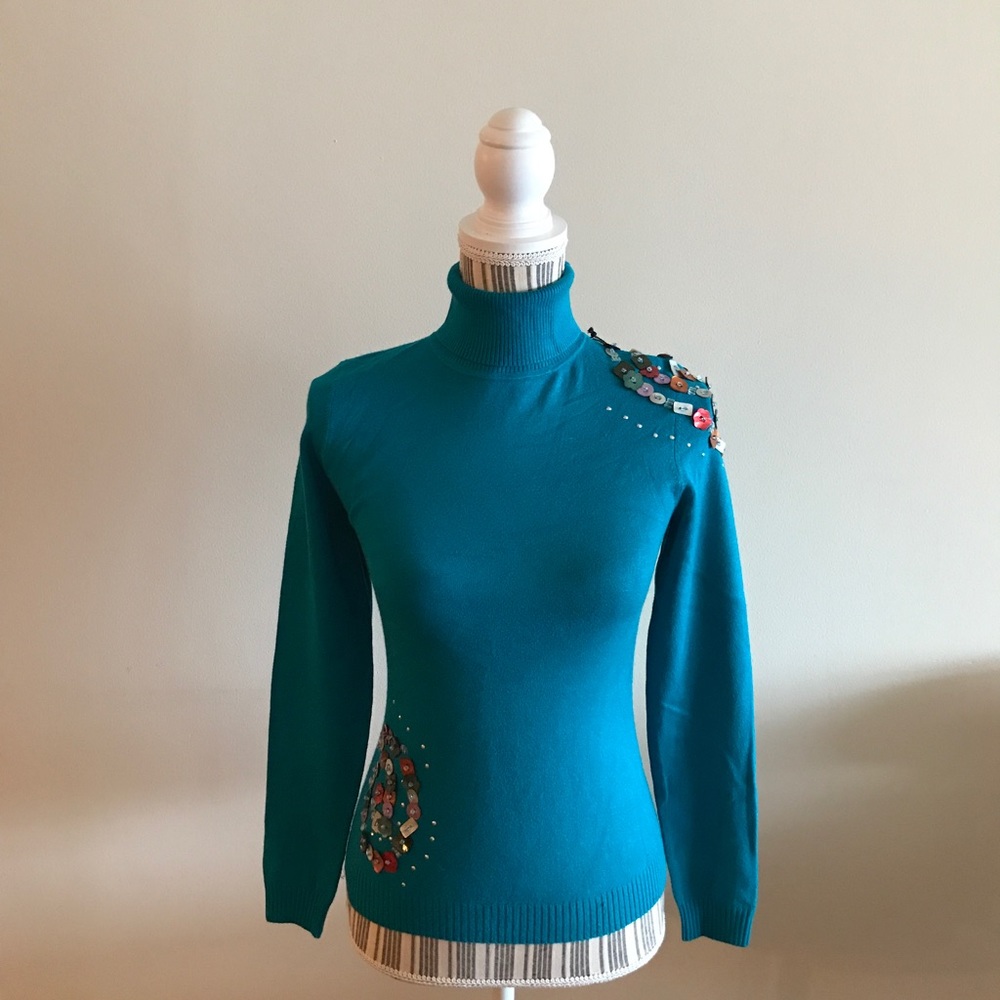 Vintage Yudashkin Knit Long Sleeve Top